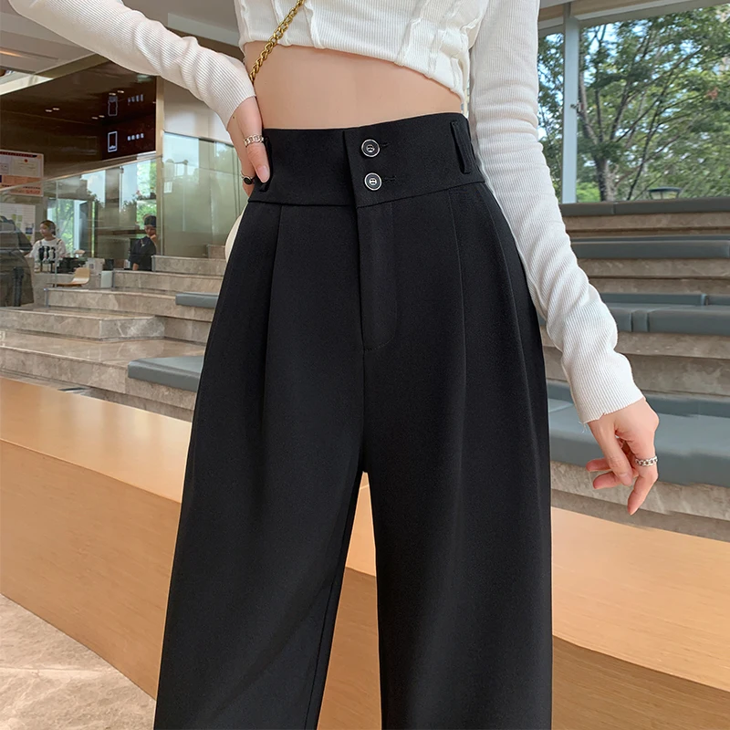 Wide Leg Suits Pants Y2K Casual Trousers for Women Streetwear Women Sweatpants Korean Style Harajuku Traf Pantalones CICHENG