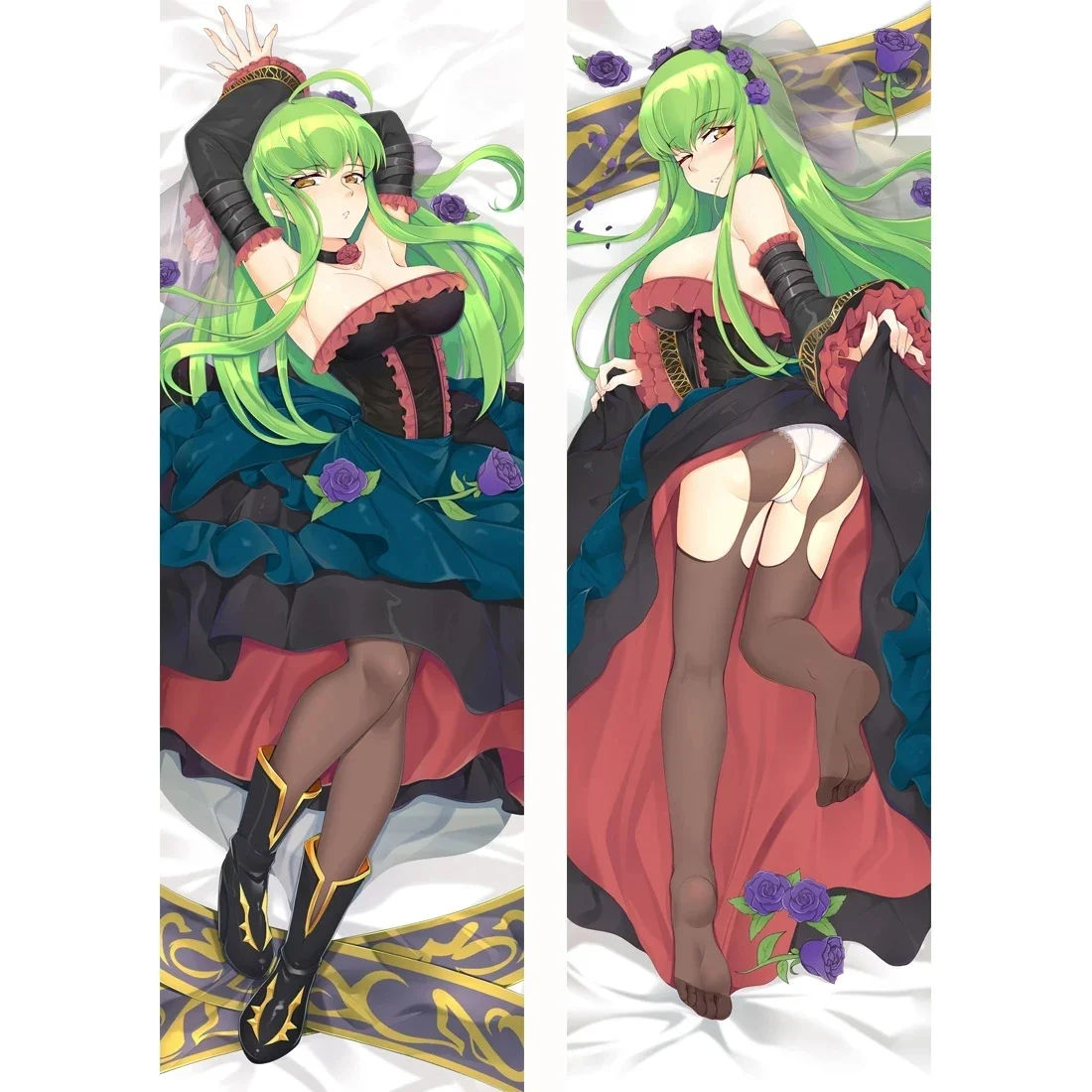 

Anime Dakimakura CODE GEASS Lelouch of the Rebellion Yukana Nogami Pillow Case Hugging Body Waifu Pillow Cover Bedding Décor