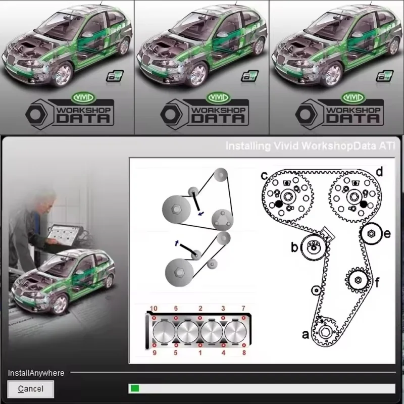 New obd2 scanner Car Maintenance Tools Atris-Technik Vivid 2018 Workshop DATA vivid 2015 vivid 10.2 Europe Car Repair Software