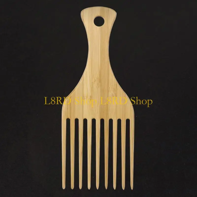 

L8RD Anti-static Bamboo Hair Pick Comb Scalp Massage Long Tooth Detangling Hair Combs