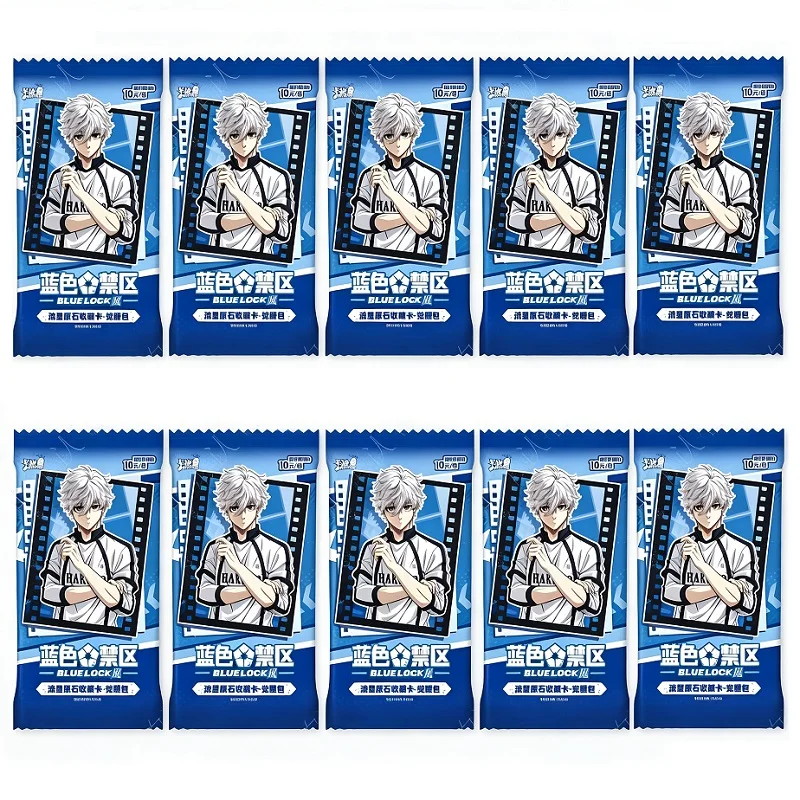  Random 5/10 Packs Blue Lock Ink Stone Awakening Photocards agi Seishiro Anime Collectible LOMO Cards for Fans