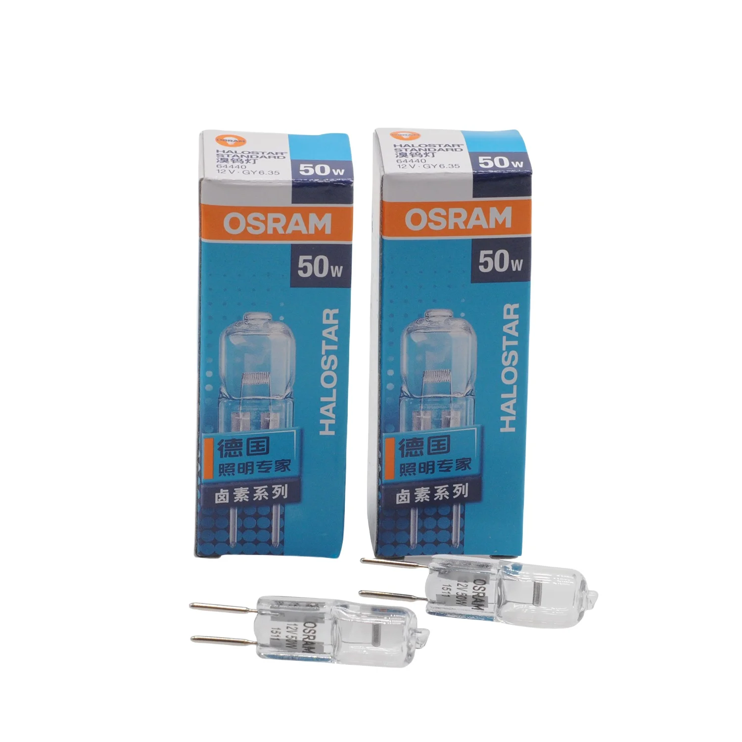 

2 шт., 12 В, 50 Вт, галогенная лампа для стоматологического кресла, OSRAM, бестеневая лампа для полости рта, замена холодного света, высокотемпературные лампы
