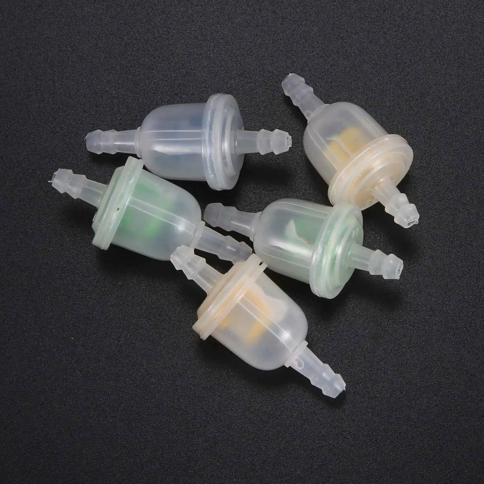 5x Plastic Fuel Filter 3mm I/D x 5.5mm O/D For Mini Dirt Moto Bikes Random Color