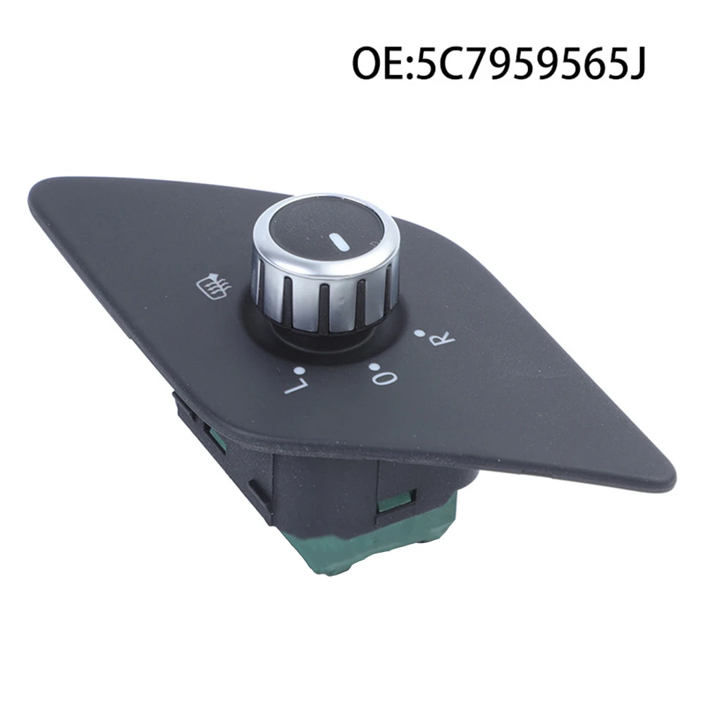 

5C7959565J Auto Side Door Rearview Mirror Adjust Switch Knob with Heating for VW Jetta MK6 2011-2016 Accessorie
