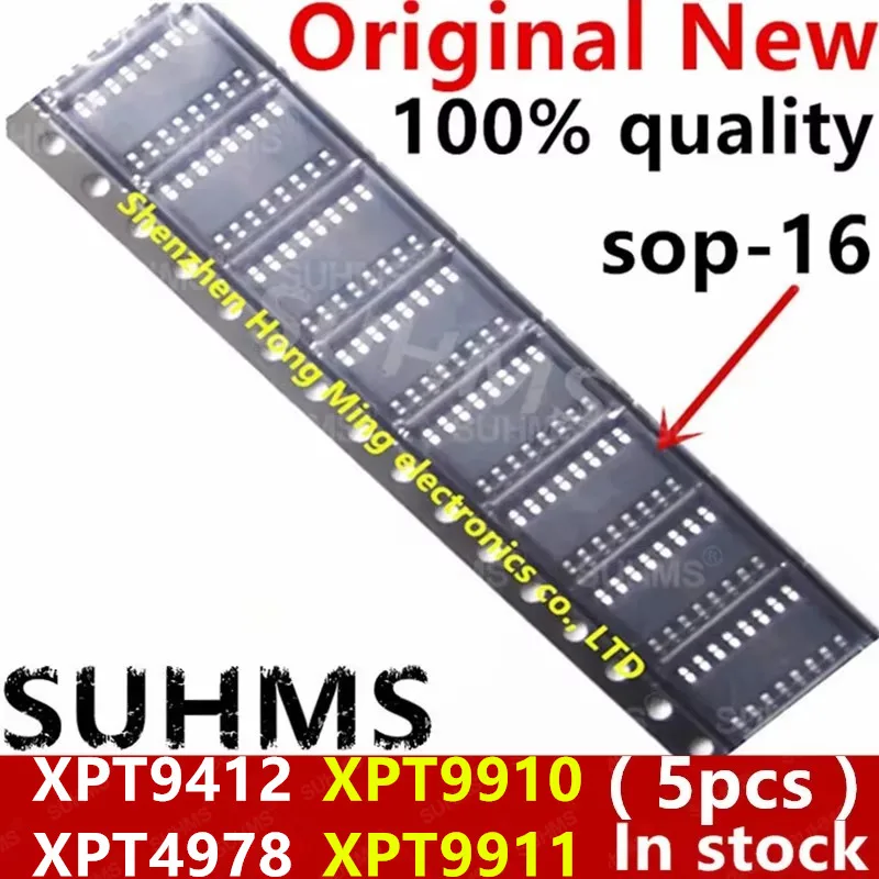 (5 peças) 100% Novo XPT9910 XPT9911 XPT9412 XPT4978 sop-16