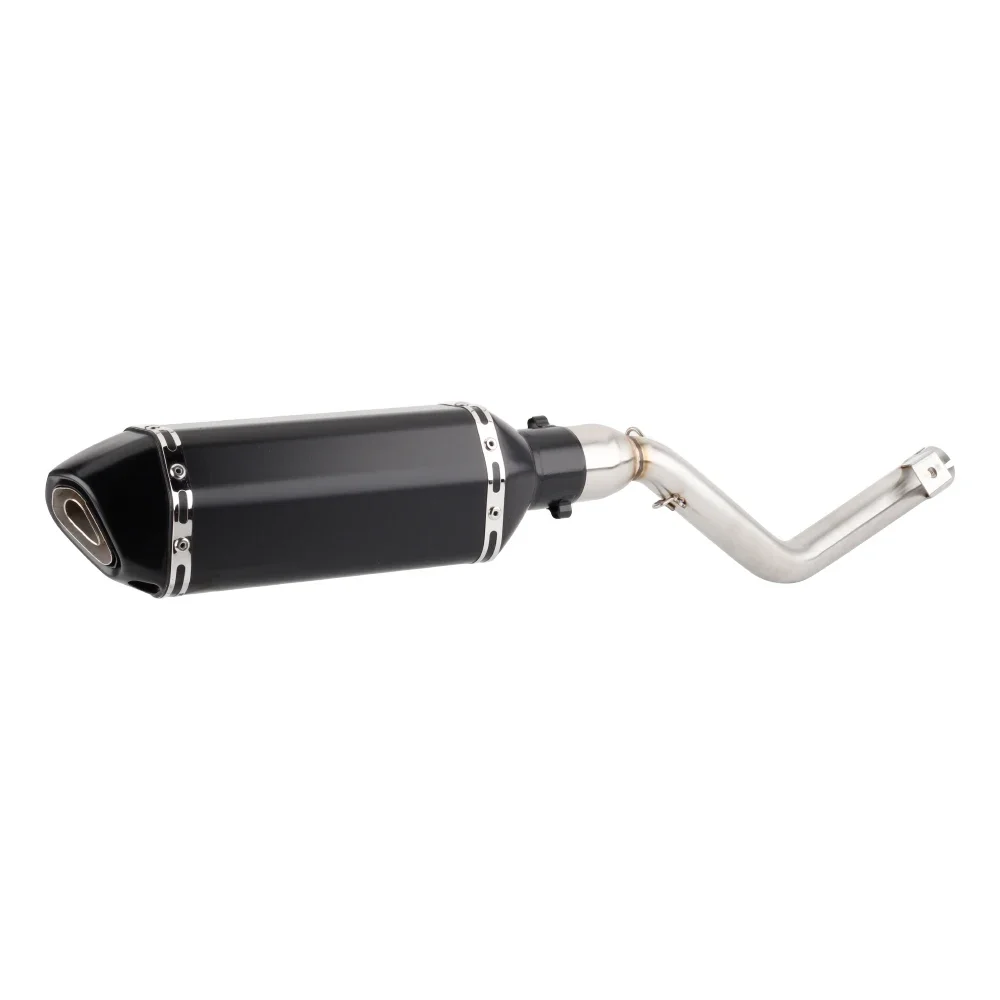 For Keeway TX125 2012 to 2021 TX125 Enduro / SM 2012-2021 Escape Slip-on Motorcycle Exhaust Muffler With Mid Link Pipe