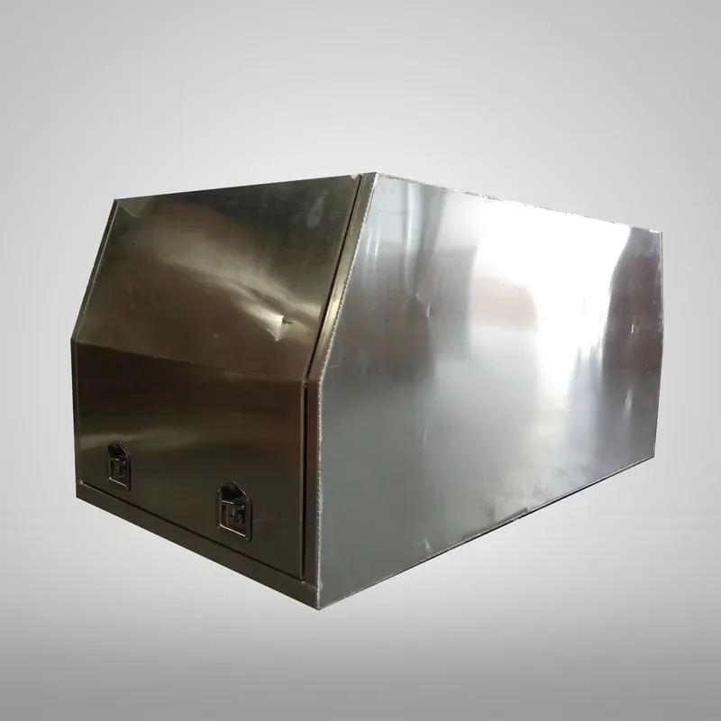 600*1800*860mm Size with 2 Doors Customized Aluminum Rear Ute Canopy Tool Box for Truck