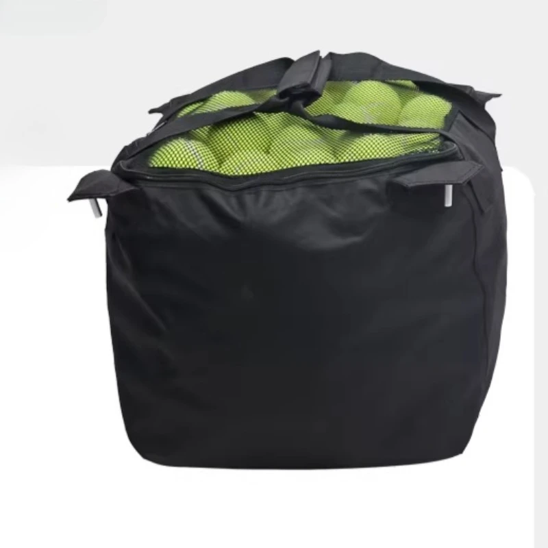 Foldable Tennis Coach Car Large Capacity Tennis Trolley Aluminum Alloy Balls Collection Boxes Professional Sports Accessories view 5