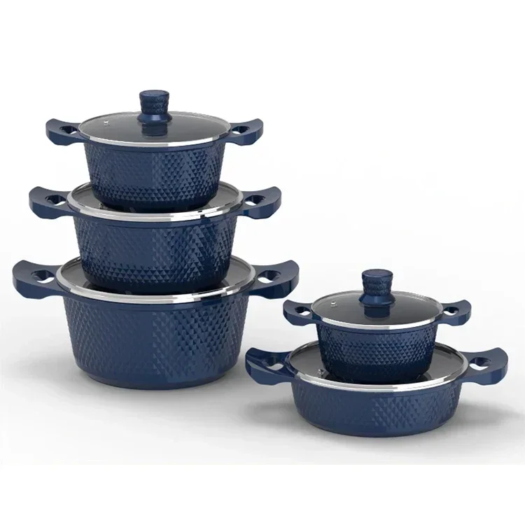 YYHC-Preço barato Cazarola Isolada Panela quente Panela antiaderente comakka de vidro