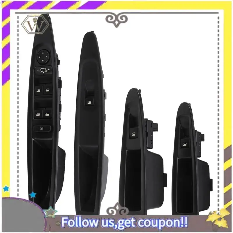 

ABXV-Car Power Window Control Switch Power Window Control Switch Window Lifter Switch For Citroen C4 2004 - 2010 6554.HA 9651464