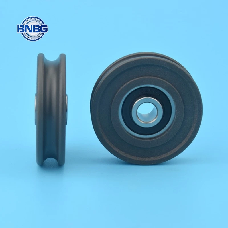 U Groove Plastic Coated Bearing 628RS 8*45*11.5mm Sliding Door POM Roller Wheel Nylon U Type Pulley Bore Size 8mm Diameter 45mm