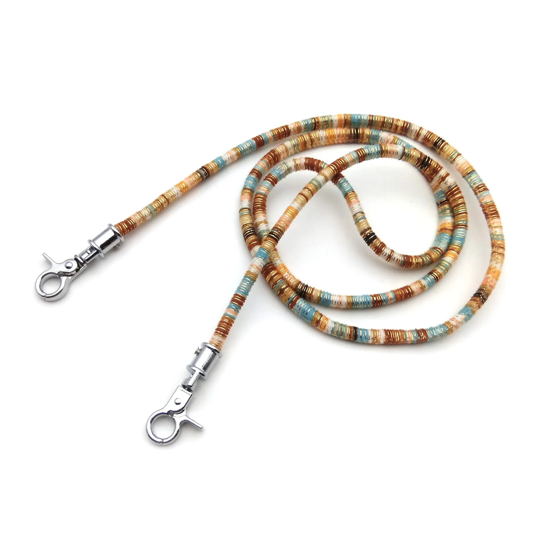 Woven Phone Lanyard Stylish Crossbody Strap Adjustable Lanyard Lightweight Ethnic Phone Strap For Phone Carrying Commuting Short