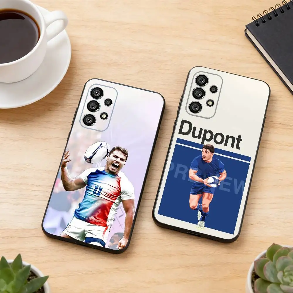 Antoine Dupont for Rugby Fans Phone Case For Samsung S25,S24,S21,S22,S23,S30,Ultra,S20,Plus,Fe,Soft Silicone Black Cover