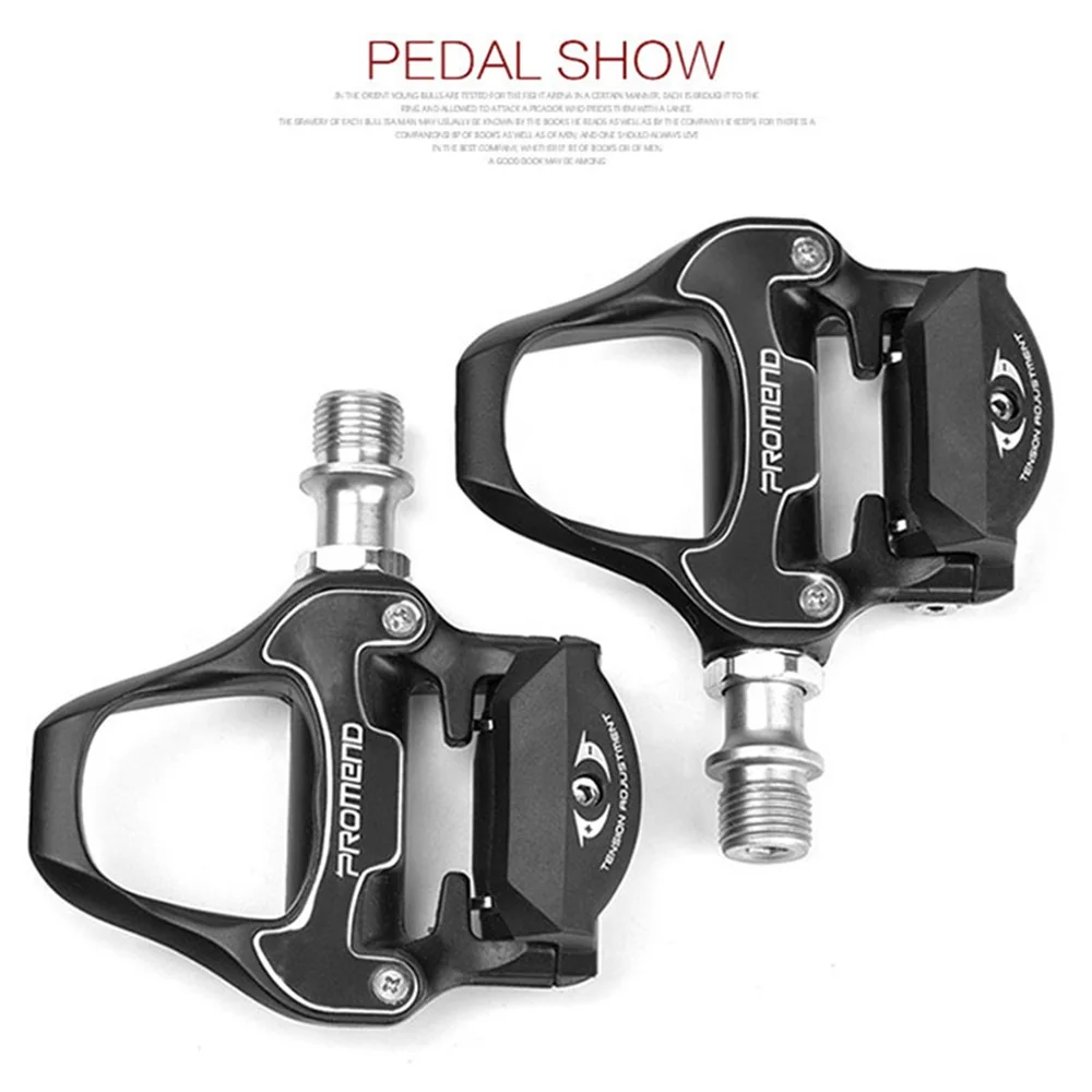 NEW 298g Cr-Mo Axle Self-lock Road Bicycle Pedals with Cleats CNC Aluminum Alloy Body Bearing Road Bike Pedal for  SPD-SL PD-R97