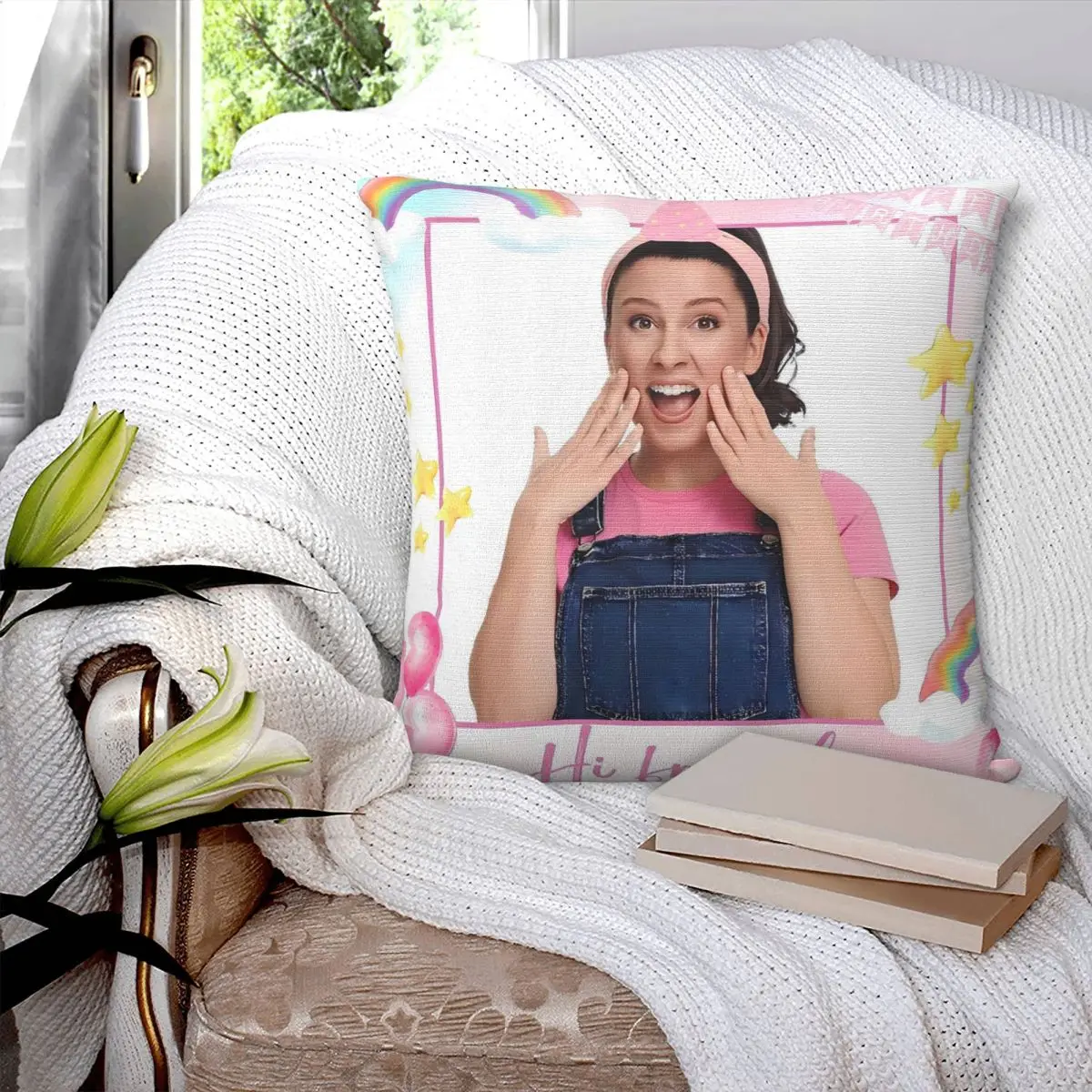 ملكة جمال راشيل الكرتون التلفزيون وسادة غطاء غطاء الوسادة لينة كيس وسادة مخصص الرجعية العصرية سادات لحفل زفاف ديكور المنزل