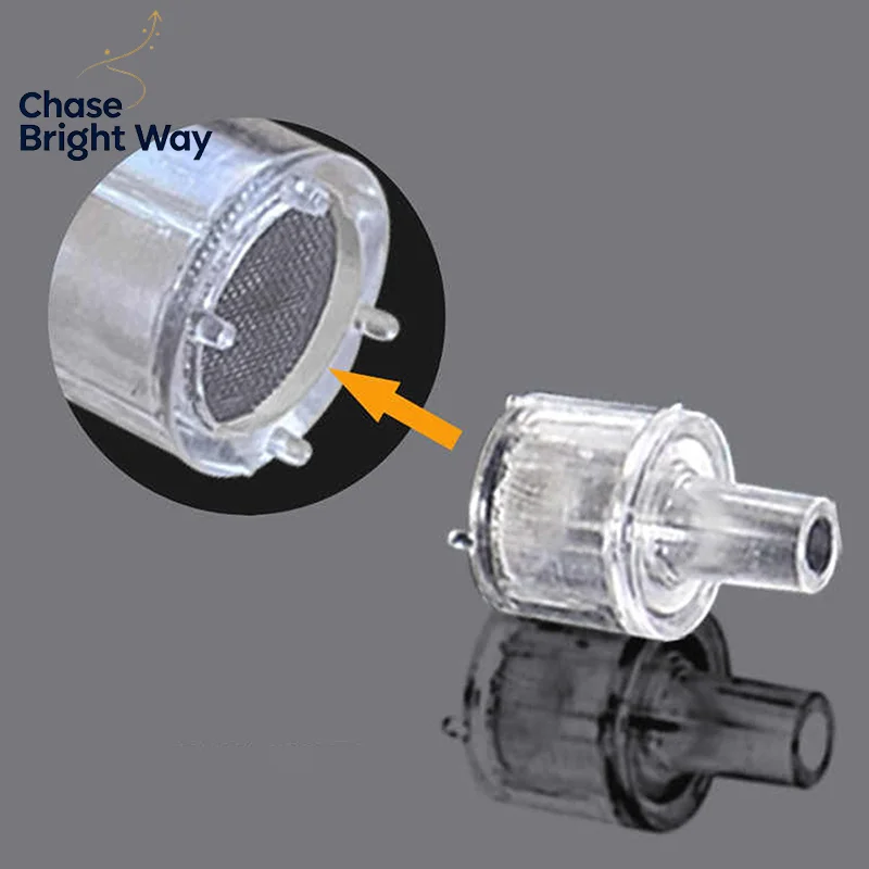 2pcs Garden Inlet Pipe Filter Head Water Purifier Joint With Strainer Net Watering Irrigation Filter