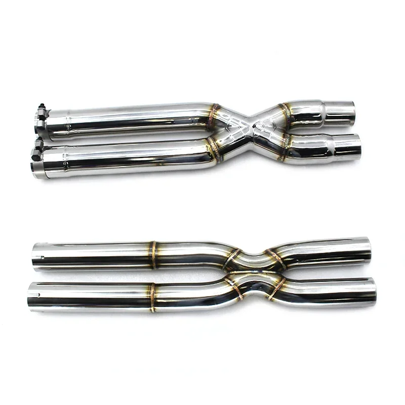 X mid for Maserati Gran Turismo/GT 4.7 2008-2023 stainless steel pipe car exhaust system either of two