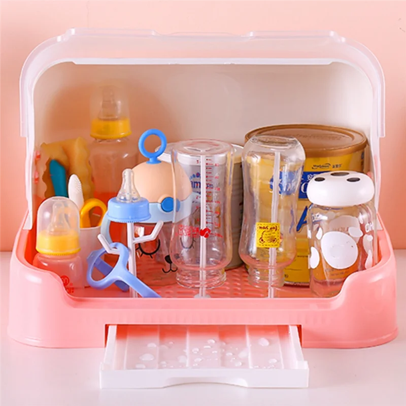

Water Bottle Drying Rack Terrarium Fogger For Baby Bottles Replacement Accessories Dryer Glass Containers Holder Storage Box C