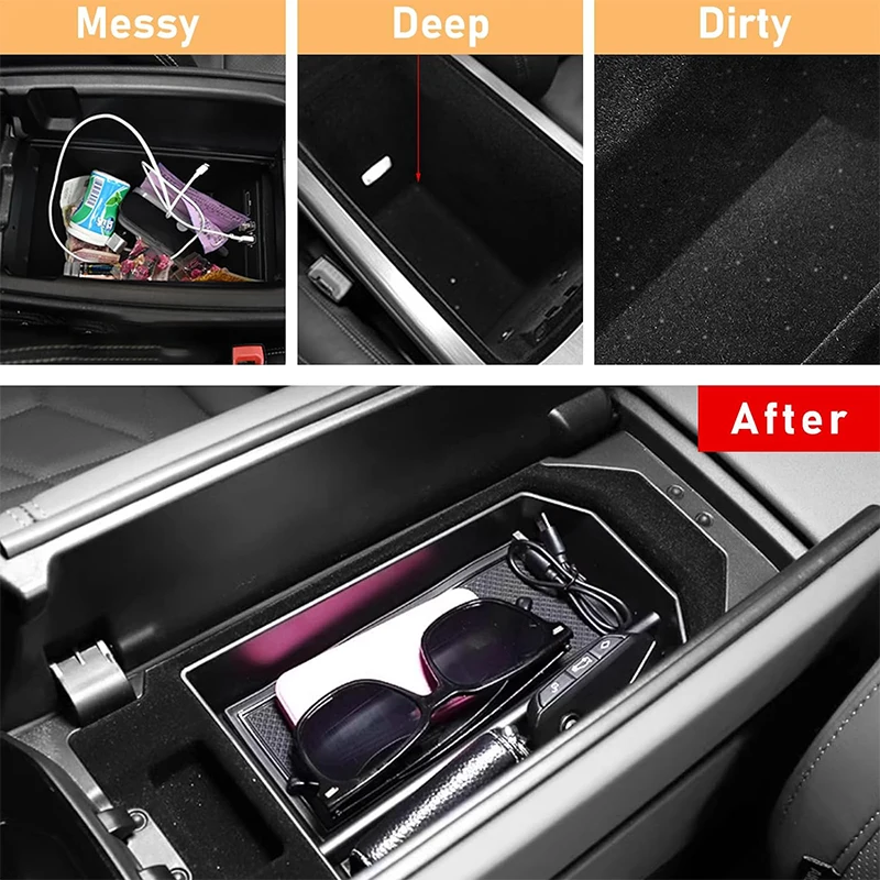 لسيارات BMW 5 Series i5 G60 G68 2024-2025 ABS سيارة التحكم المركزي مسند الذراع صندوق صندوق تخزين درج منظم اكسسوارات السيارات الداخلية