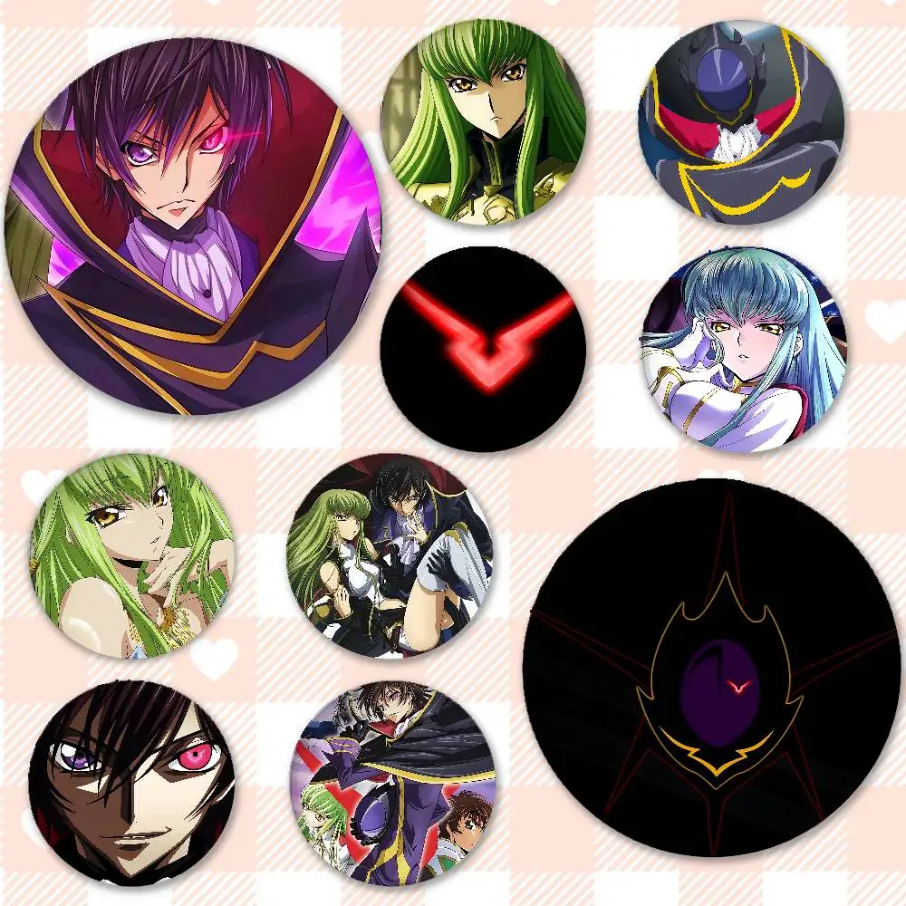 Anime C-Code G-Geass Abzeichen Abzeichen Metall Brosche Für Tasche Kleidung Hut Dekor Schmuck Zubehör Geschenke
