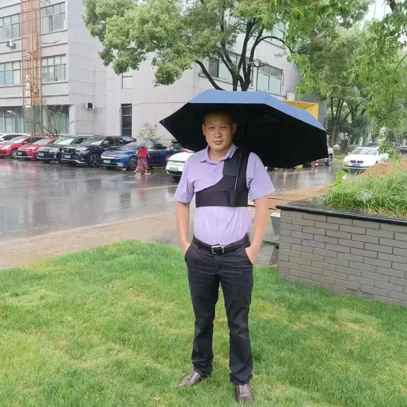 Hands Free Umbrella Holder Shoulder Strap Adjustable Portable Outdoor Gear Fishing Tea Picking Universal Fit Rain Protection