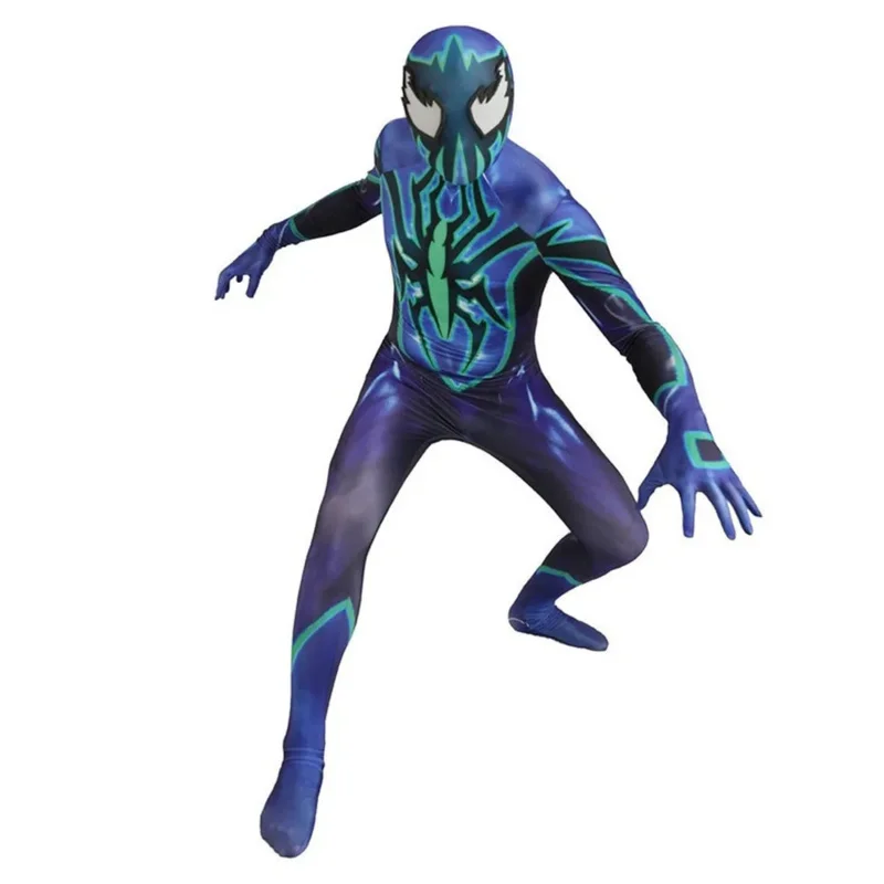 Disfraz de Halloween de Ben Reilly Spidercosplay, traje Zentai para hombres, adultos y niños, mono de fiesta