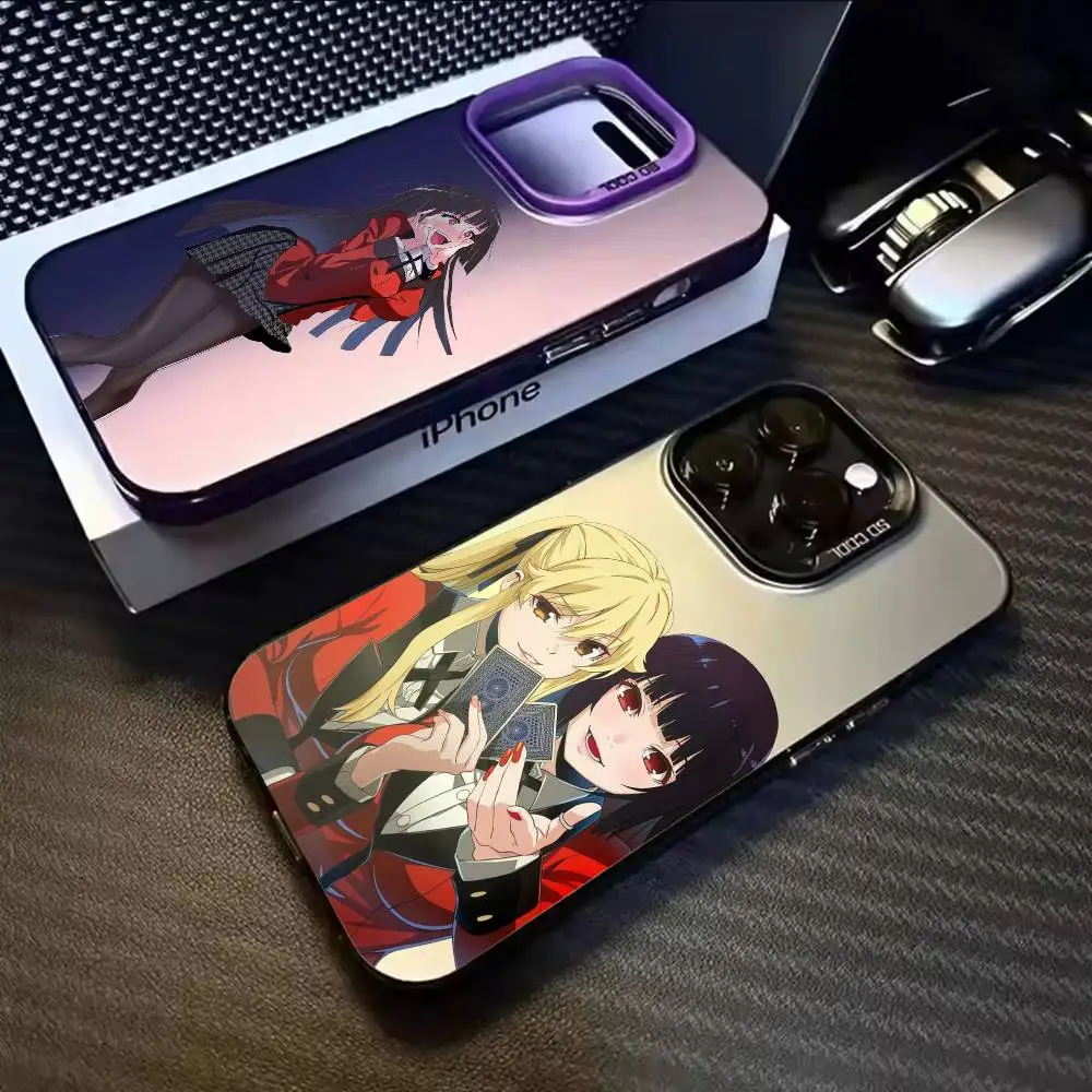 

kakegurui Yumeko Anime Manga Phone Case For iPhone 17,16,15,14,13,12,11,Mini,Pro,E,MAX White Candy Matte Cover