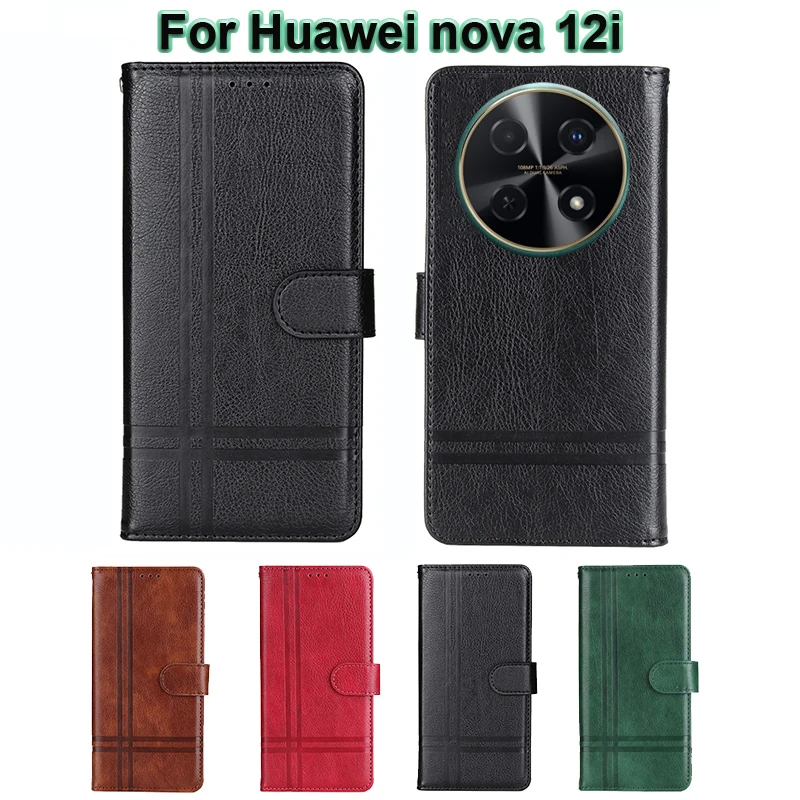 For чехол Huawei Nova 12i Case Wallet Cover For Fundas Huawei Enjoy 70 50 Pro Etui Phone Cases For Huawei Nova Y90 CTR-LX1 Coque