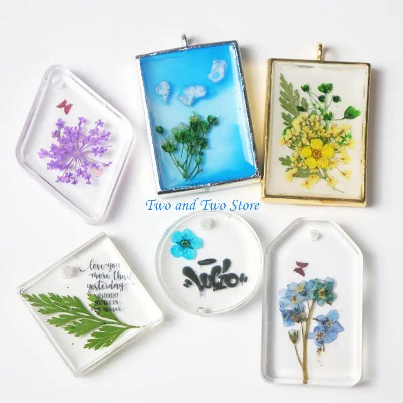 

HX6F 12Grid/Box Crystal Epoxy Filler Dry Flower Mixed Stickers Decorations Resin Filling Material Craft Art Jewelry Making