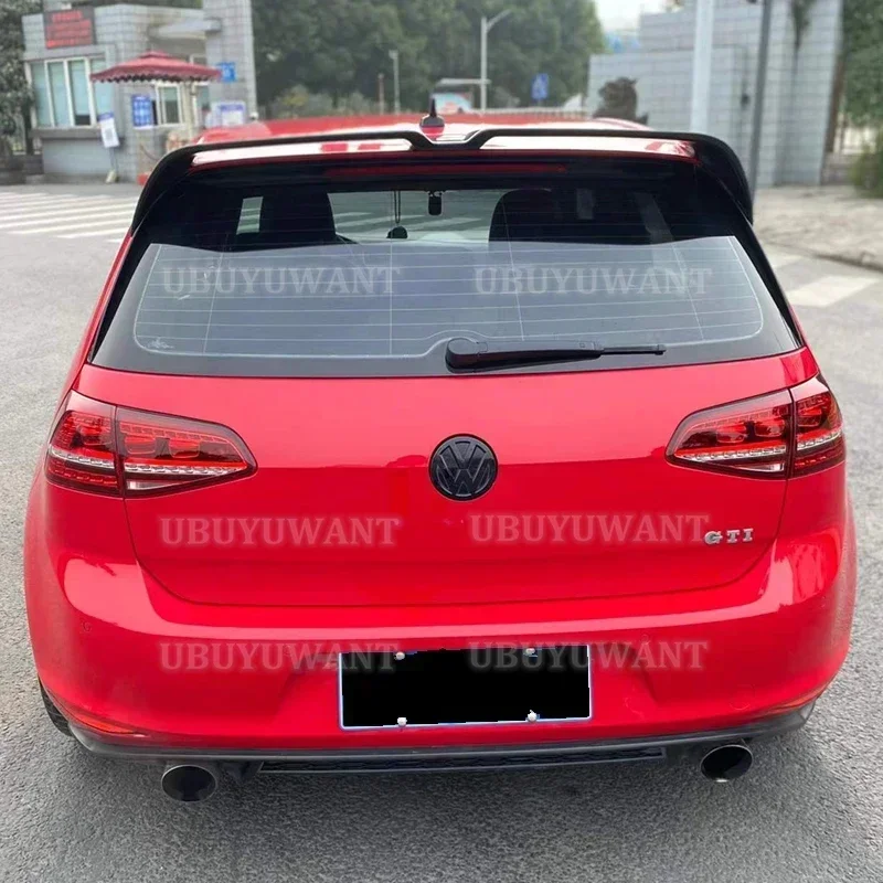 Oettinger Stijl Dak Spoiler Voor Volkswagen Golf Mk7 7.5 Gti R Gtd Abs Plastic Achterspoiler Aleron Golf 7 2013 - 2020