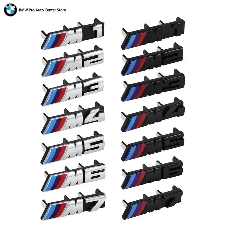 

Accessories Interior Mouldings Hot For BMW 3D ABS Car Front Grille Badge Emblem Buckle For BMW M Logo M2 M3 M4 M5 M6 F48 G01 E84
