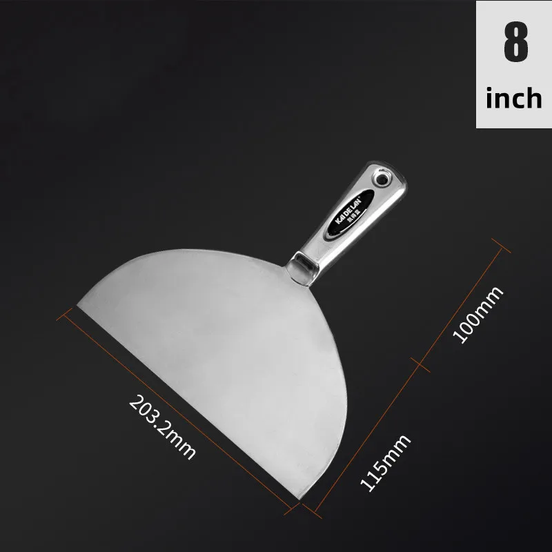 Stainless Steel Putty Knife Scraper Shovel Drywall Smoothing Painting Finishing Filling Spatula Plastering Construction Tools