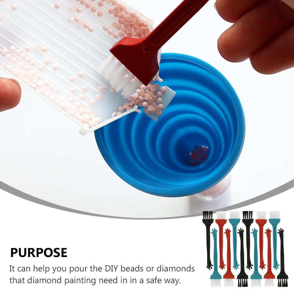 

30 Pcs Brush Cleaning Art Bead Keyboard Beads Accessories Plastic