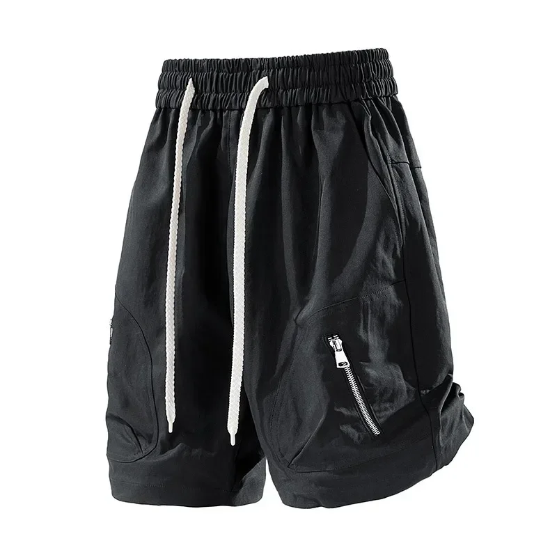 Loose Men's Casual Shorts Plus Size Summer Rugby Sports Pants M-8XL 45-140kg Cotton Youth Trendy Summer Leisure Short Trousers