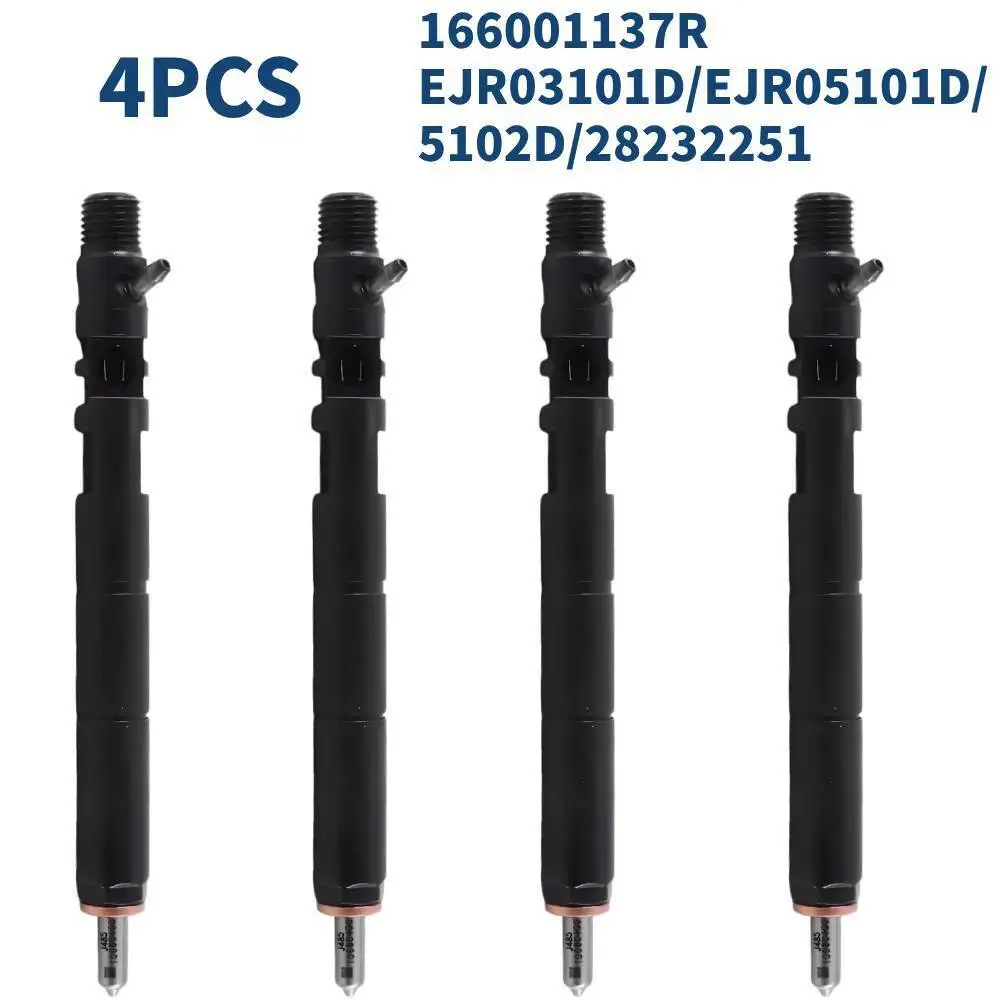 4PCS Diesel Fuel Injector Nozzle 28232251 166001137R For RENAULT DACIA LOGAN EURO 4