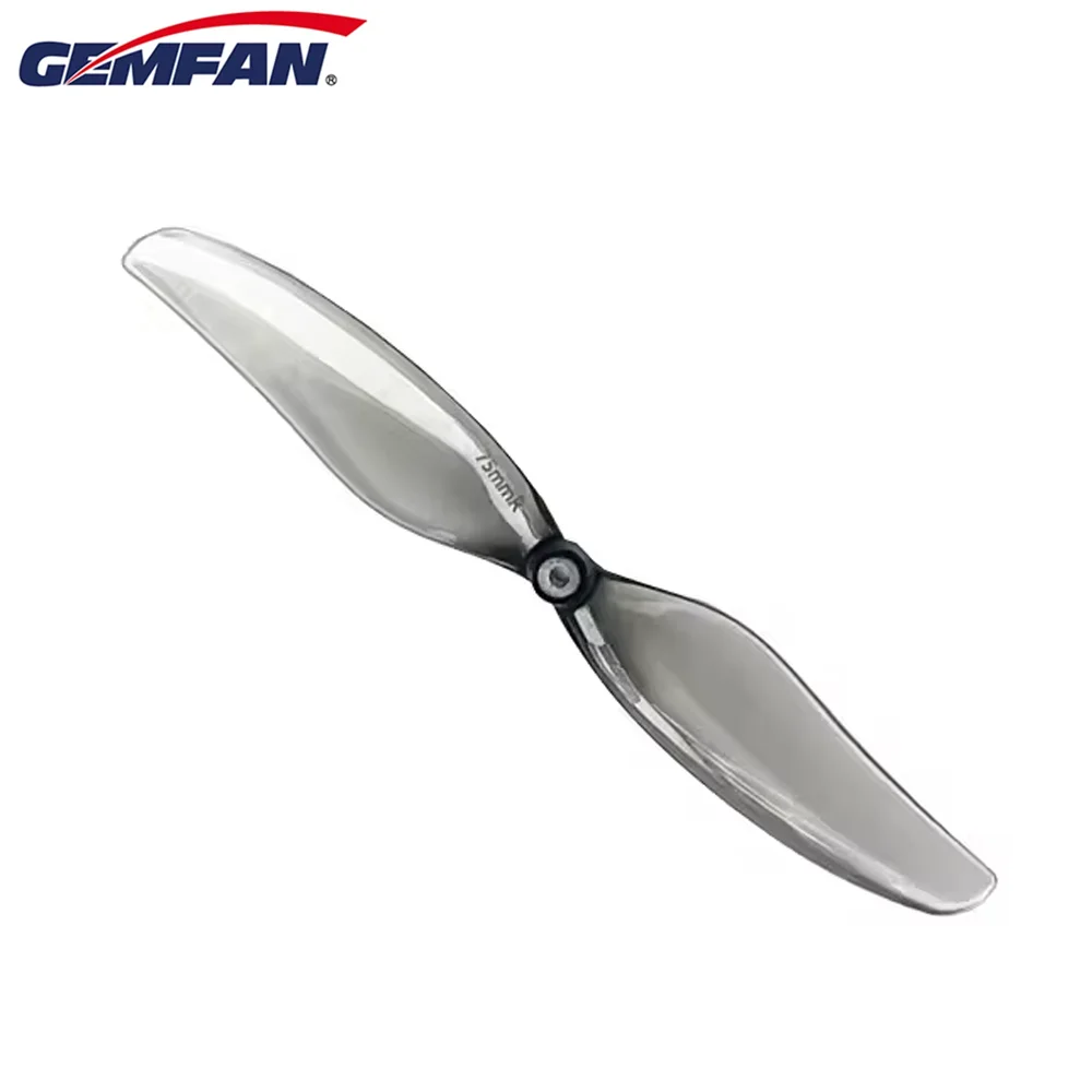 4pairs Gemfan 75mm 2-Blade PC Propeller 1mm 1.5mm For Tello FPV Freestyle 3inch Hurricane Drone Replacement DIY Parts