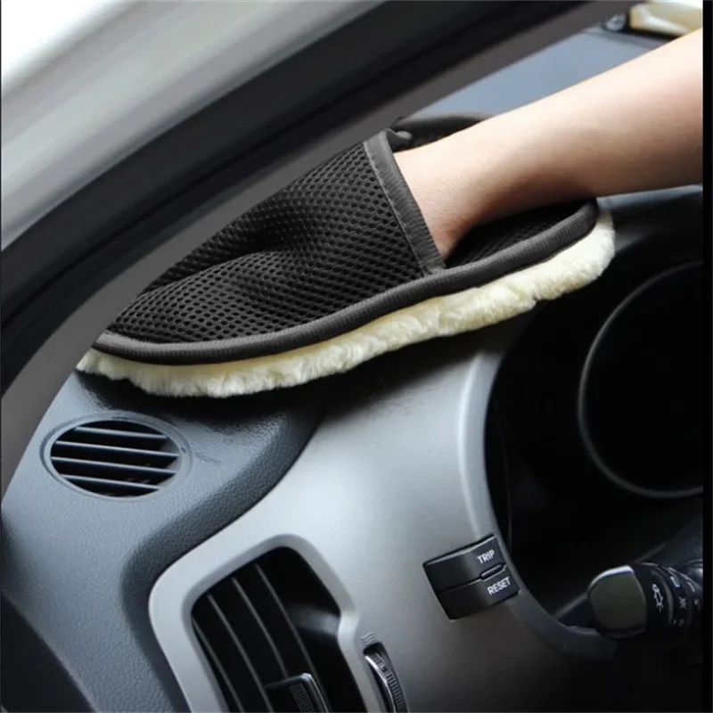 Car Styling Soft Car Wash Cleaning Glove Cleaning Brush Motorcycle Washer Care Products Automotive Cleaning Cloth Towel