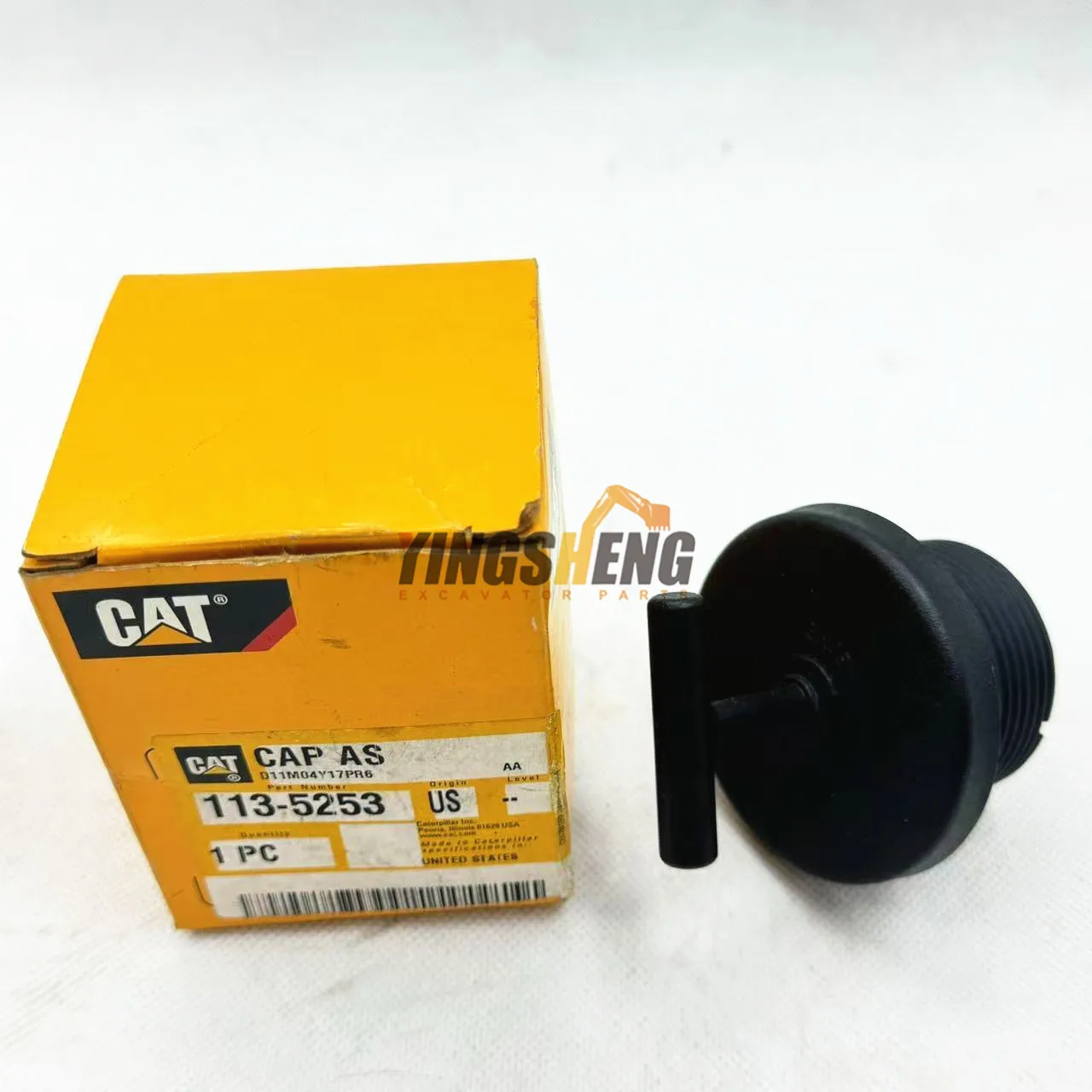 

Excavator parts Caterpillar E320B/C7, C9, C10, C11, C12, C13, C15, C18 Original factory engine oil cap 113-5253 (diameter 47mm)