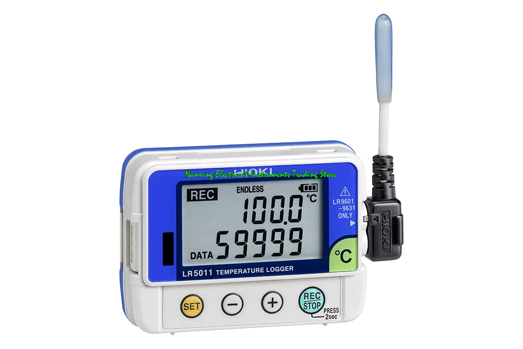 LOGGIATORE TEMPERATURA HIOKI LR5011 Misura la temperatura Registratore dati a canale singolo Sonda di temperatura opzionale LR9601