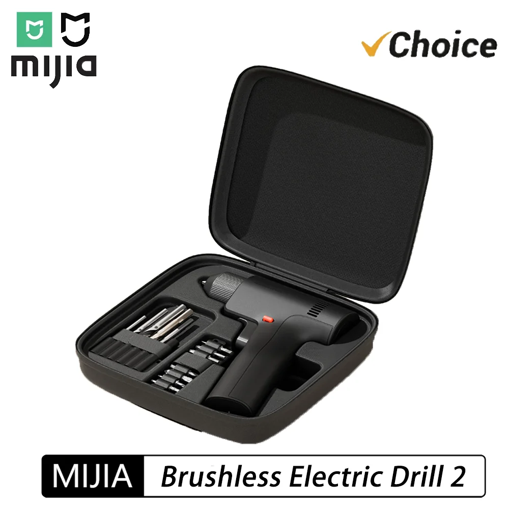 2026 MIJIA Brushless Electric Drill 2nd gen Max 50N·m Torque 1900mAh 32 Level gear High Performance Brushless Motor Type-C -CN