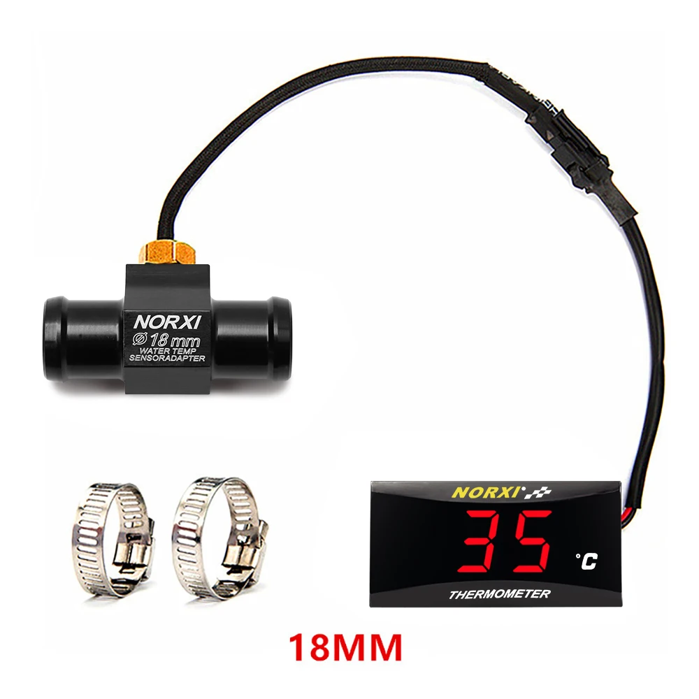 Motorrad-Wassertemperatur-Minimessgerät für XMAX250 300 NMAX CB 400 CB500X Sensor Thermometer Temp Gauges Scooter Racing
