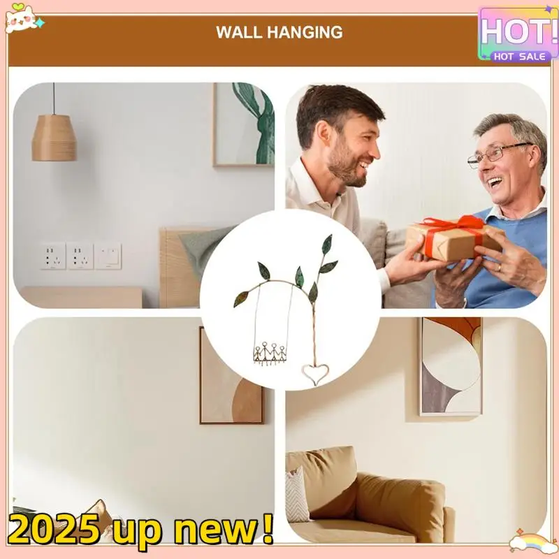 Swing Decorations Metal Wall Arts, Metal Wall Decor, Wall Decor Living Room, Exquisite Wall Sculptures Home Decor Easy To Use C