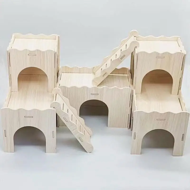 

Y88C Solid Hamsters Houses Funny Play Houses Toy Rodents Hideouts Hideaways Playhouse