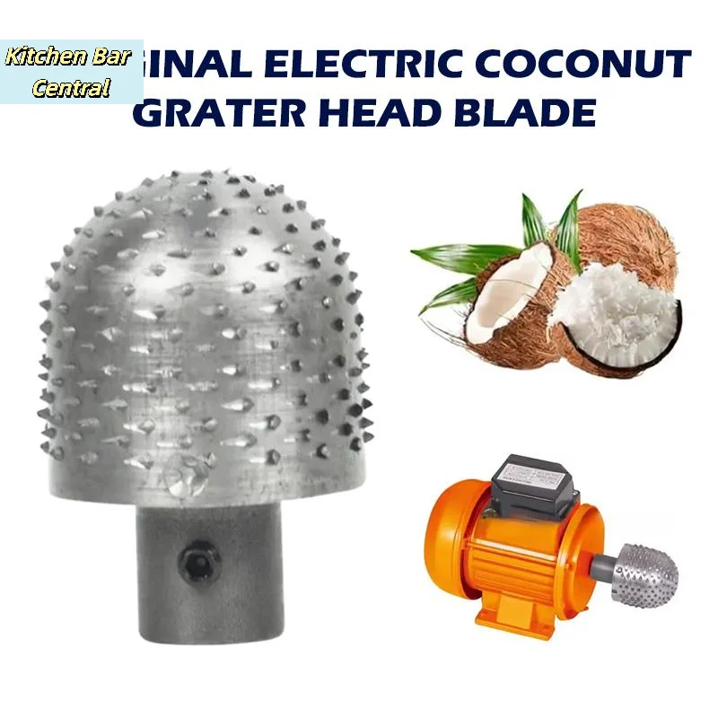 Cuchilla Eléctrica para Rallador de Coco, Cabezal de Rallador de Coco de Alta Resistencia de 12 mm, Modelo Granate, Cabezal para Máquina Ralladora de Coco