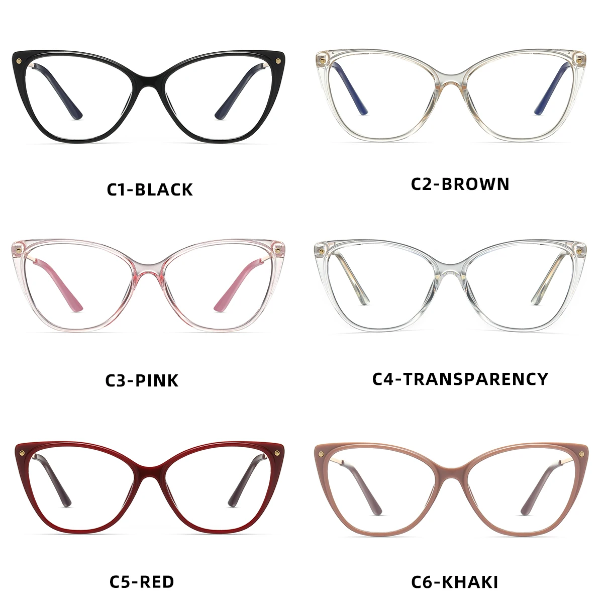 JMISUS 2025 สินค้าใหม่ Acetate ผีเสื้อแว่นตาผู้หญิงยอดนิยม Anti Blue Light Photochromic