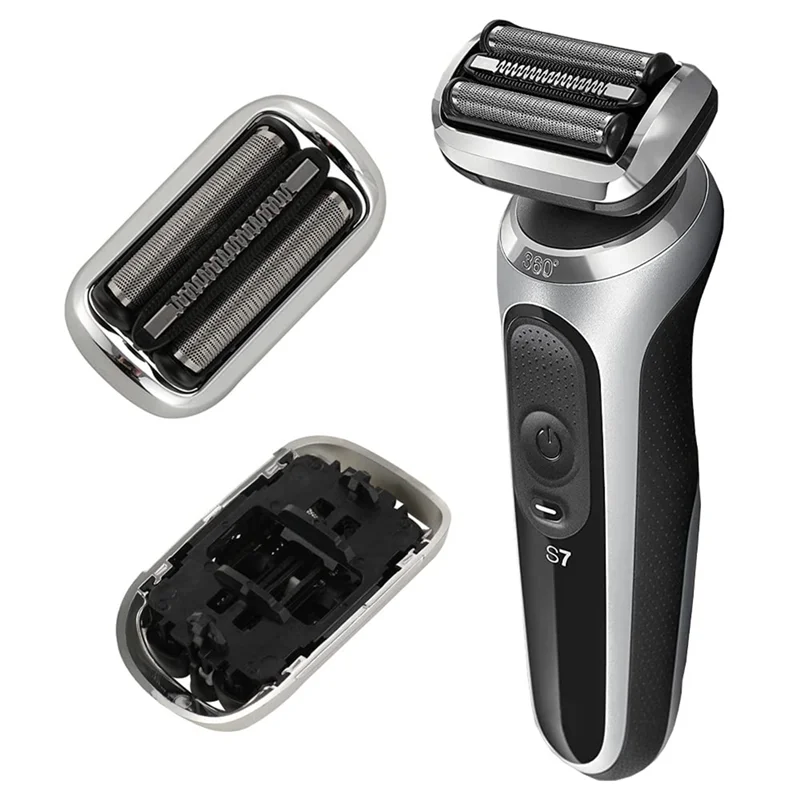 ABKR 2 Stück 73S Ersatzscherkopf für Braun Series 7 Elektrorasierer-Modelle 7020S, 7025S, 7085Cc, 7071Cc Elektrorasierer