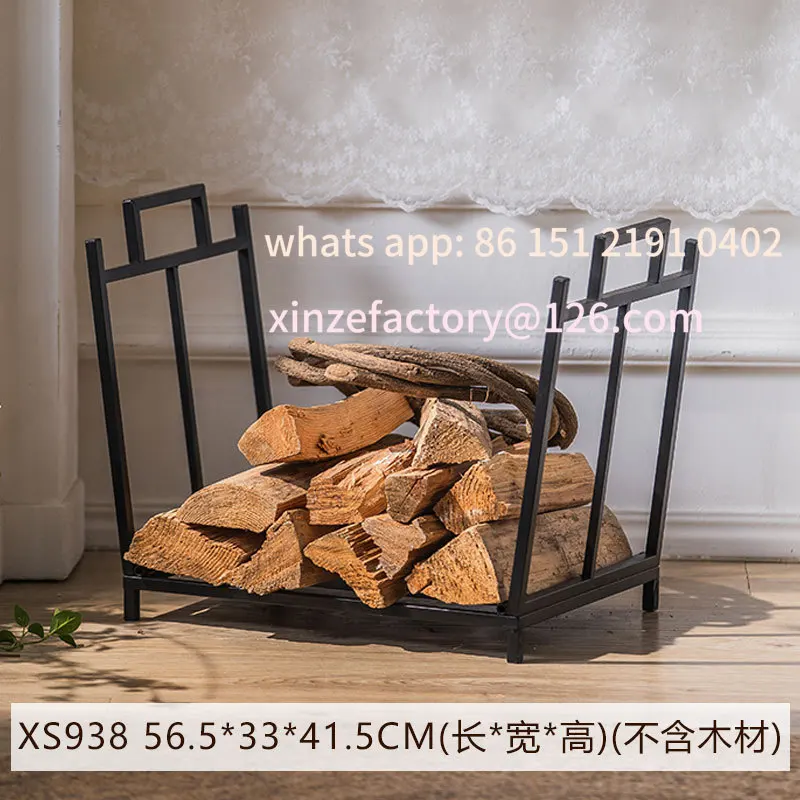 

Customizable drewno opałowe, minimalistyczne rozwiązania do przechowywania czarnego żelaza