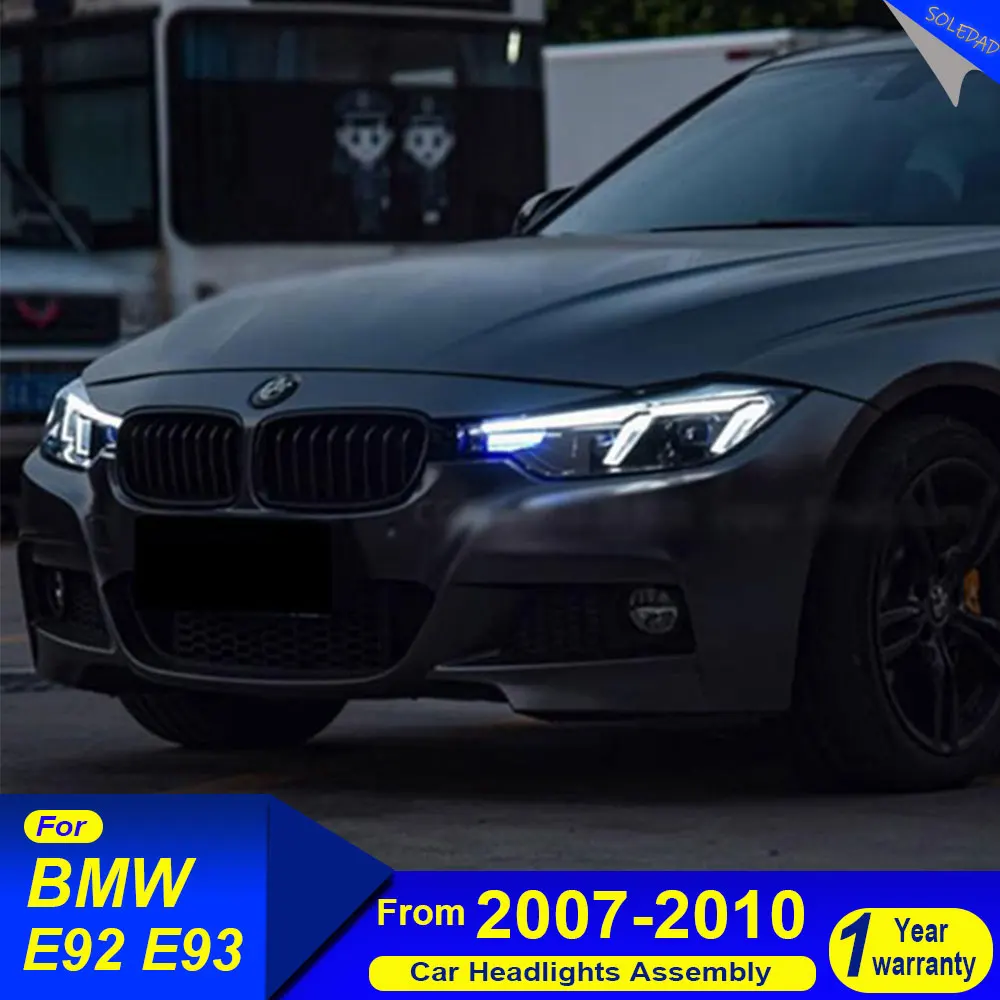 

Пара автомобильных фар для BMW F30 F35 2013 2014 2015 2016 2017 2018, светодиодные фары в сборе, обновление 2022 года, новейший дизайн, аксессуары