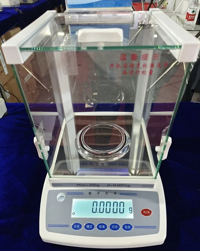 

Milligram Scale Analytical Balance 0.0001g Precision Laboratory Weighing Machine 200g Capacity with RS232 Connection