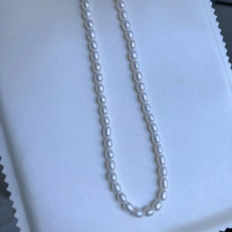 4-5Mm White Freshwater Small Pearl Necklace Adjustable